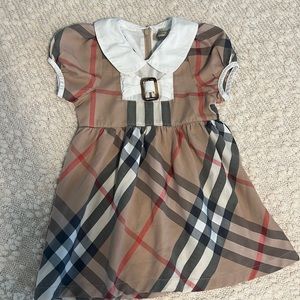 Burberry baby girl dress M 2-4